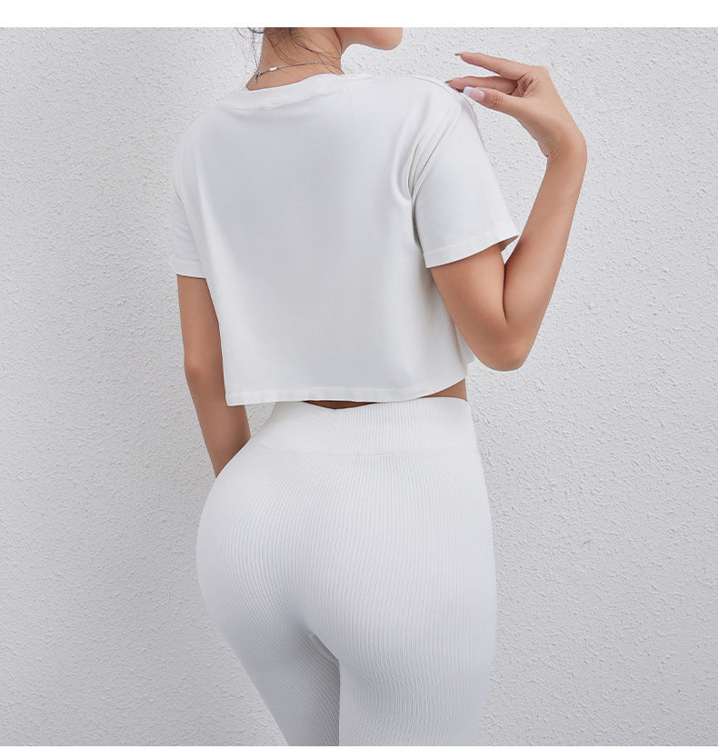 Loose fitting cropped top