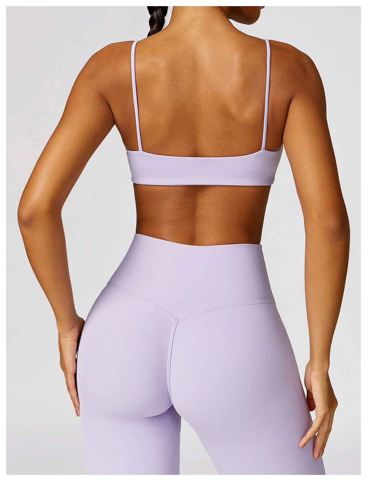 Seamless sports bra