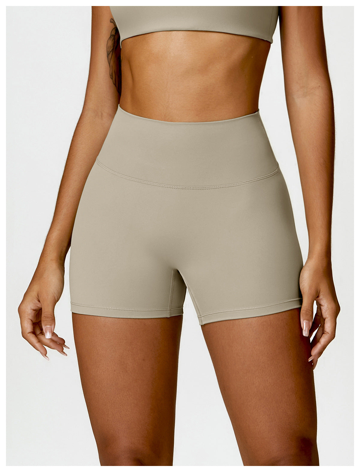 Brushed back shaping hot pants