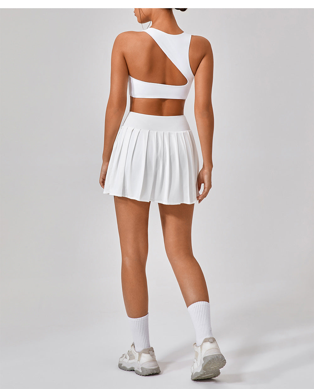 Pleated skort