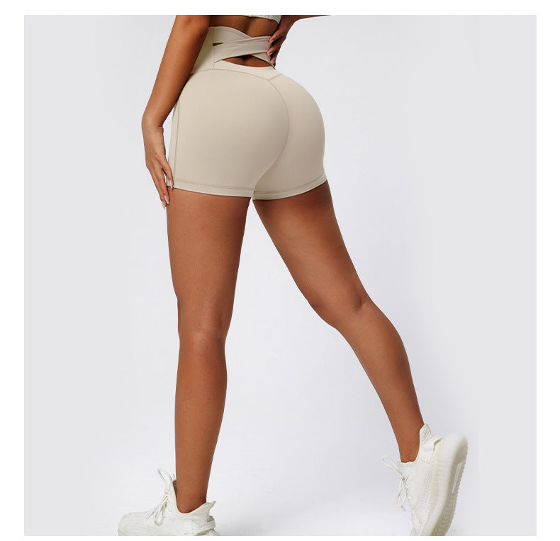 Cross back hot pants