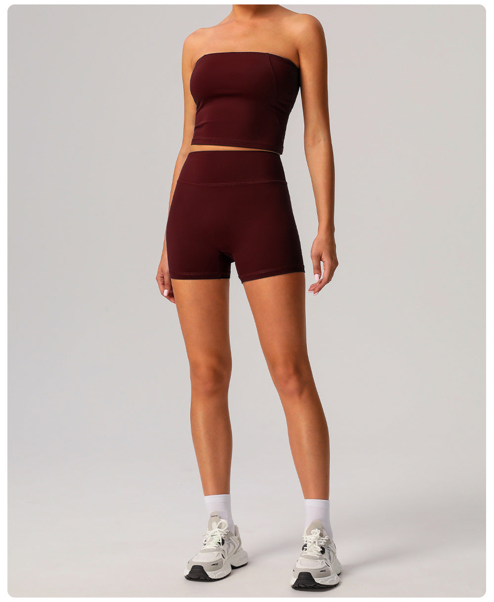Quick dry seamless tube top