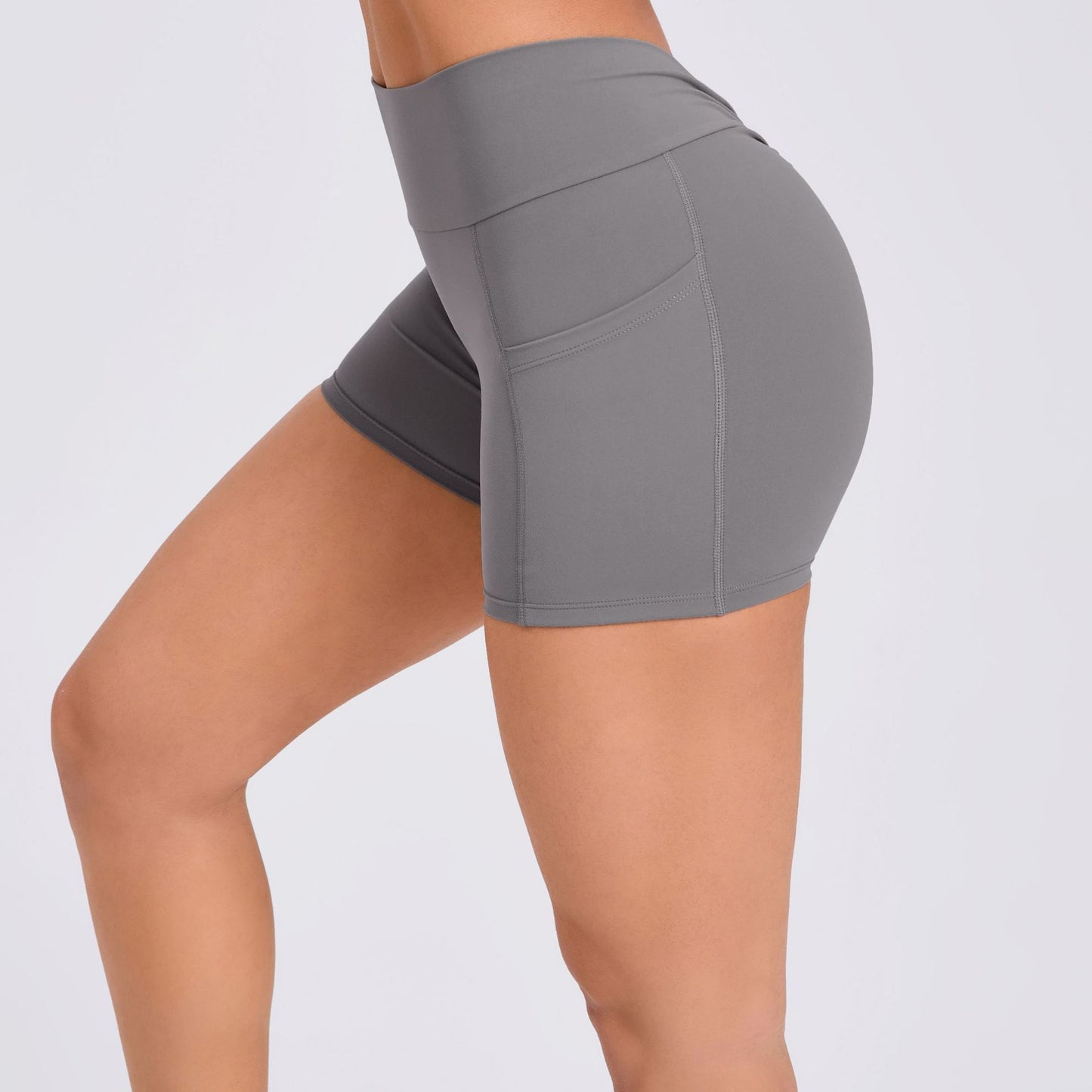 Ruched back hot pants