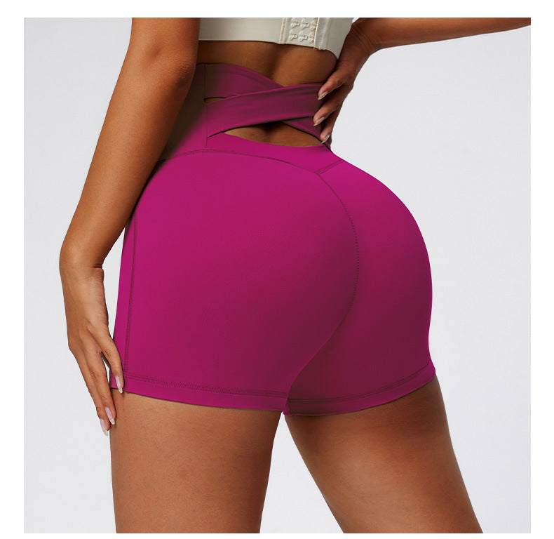 Cross back hot pants