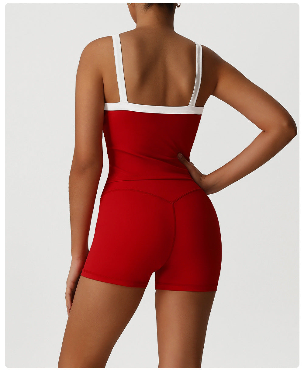 Contrast strap vest