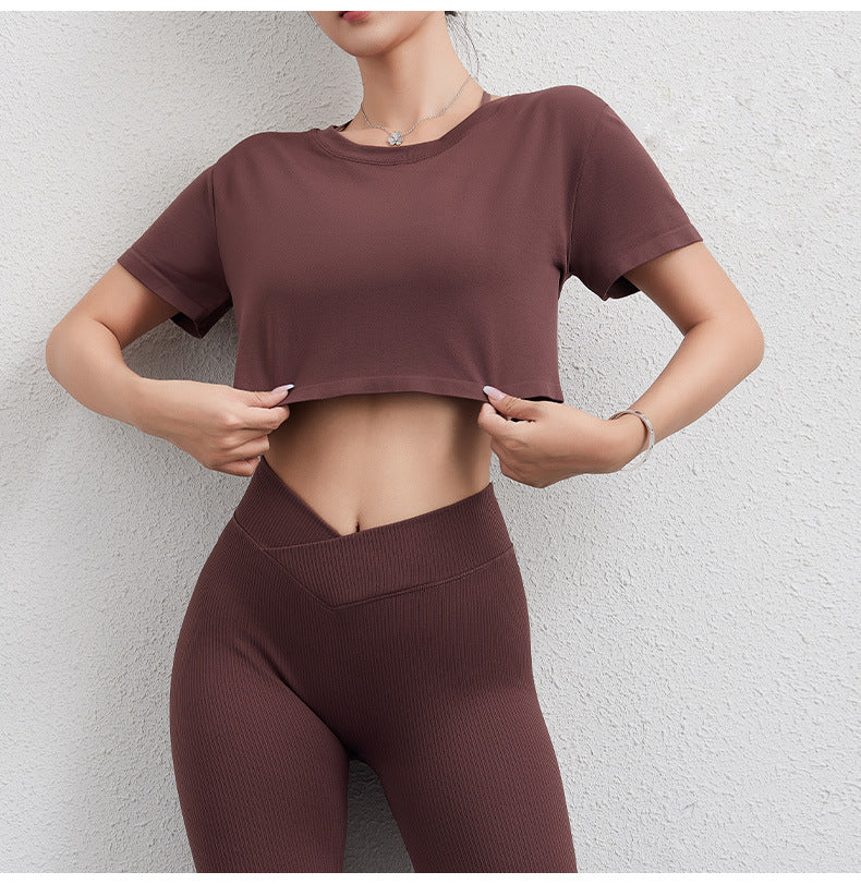 Loose fitting cropped top
