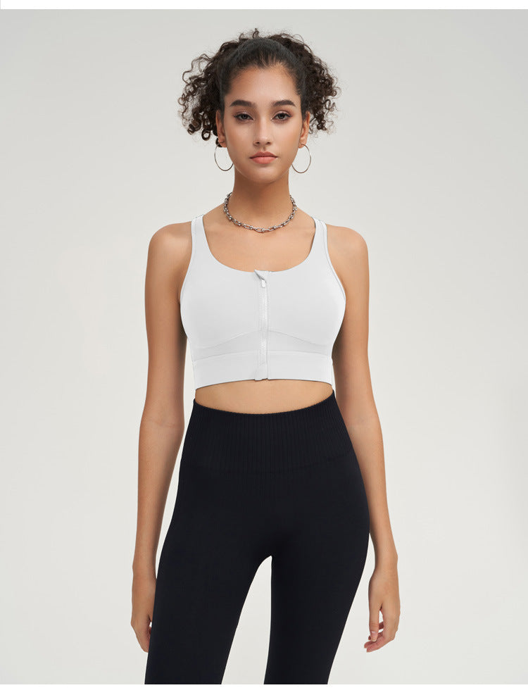 Cut out back sports bra