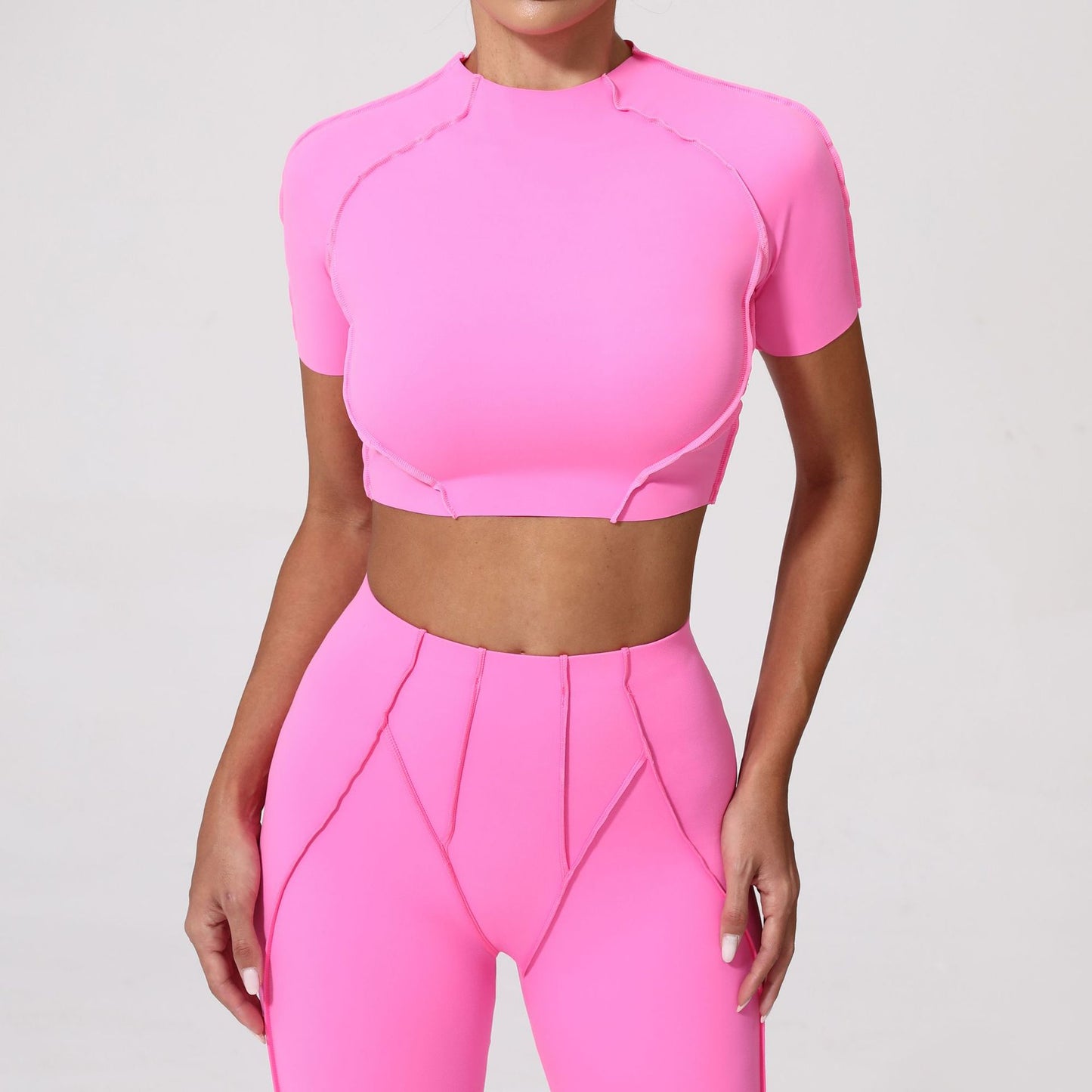 Medium support raw edge top