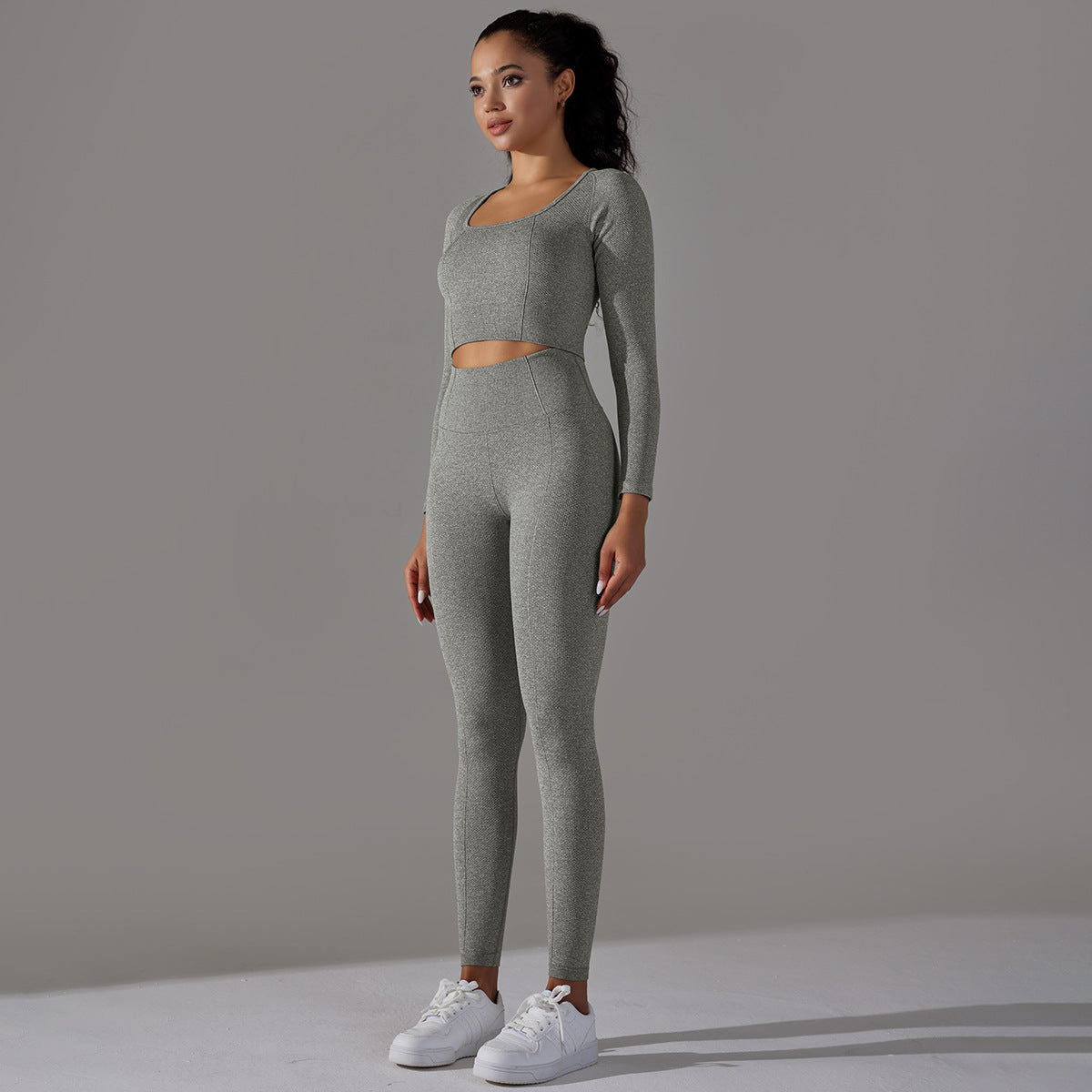 Seamless quick dry fitness set