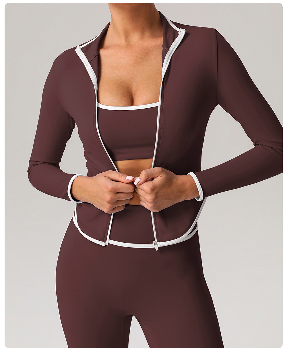 Contrast piping fitness set