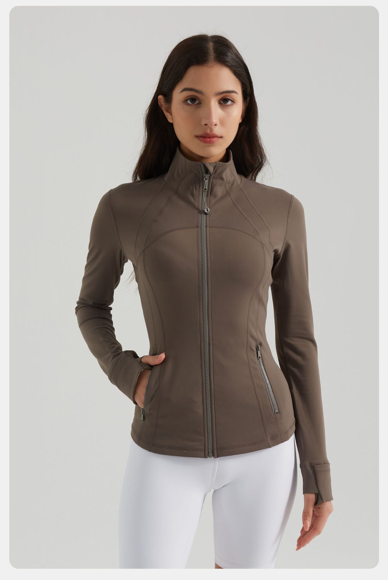 Zip front jacket