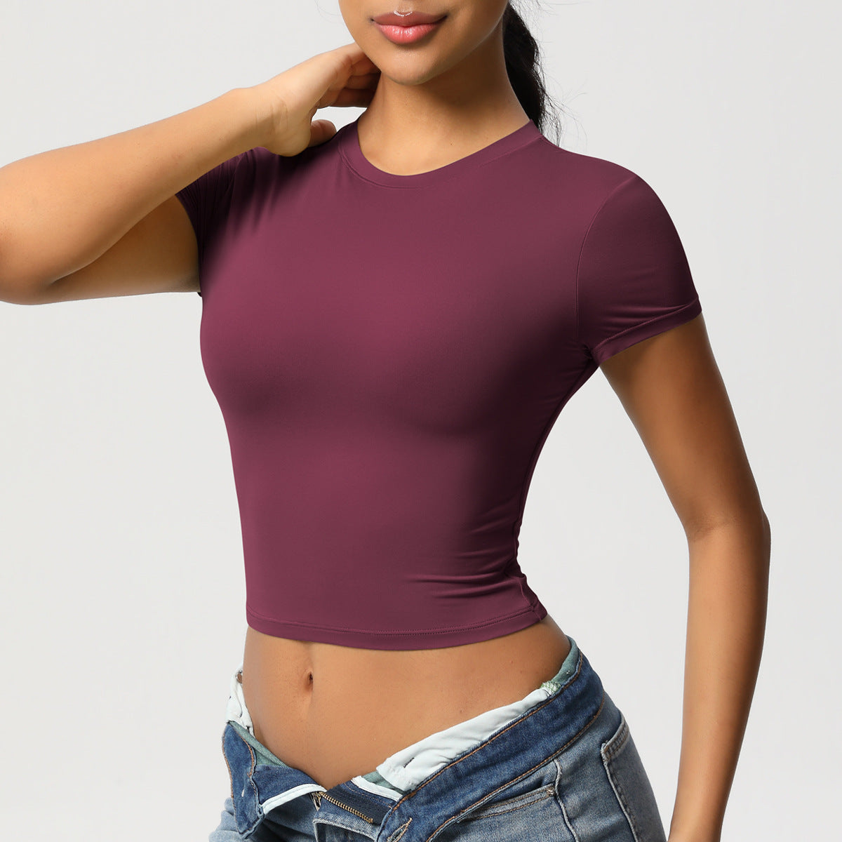 Quick drying fitness top
