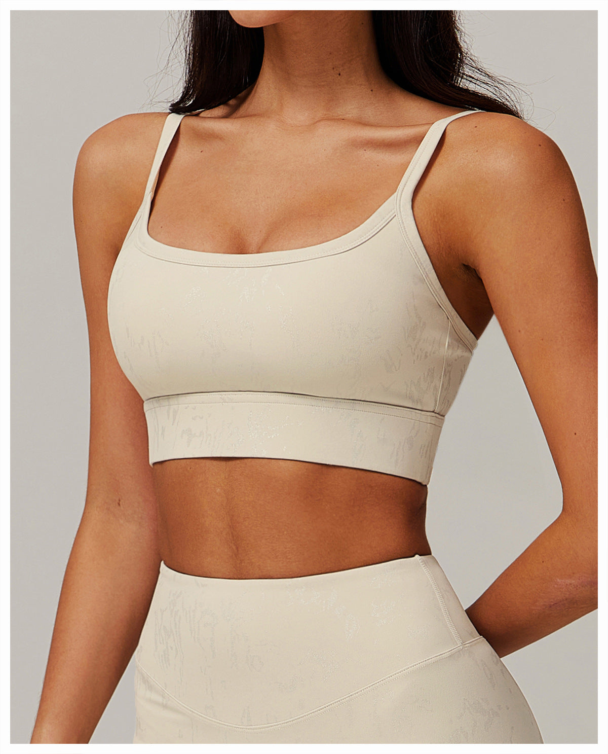 Printed sports bra