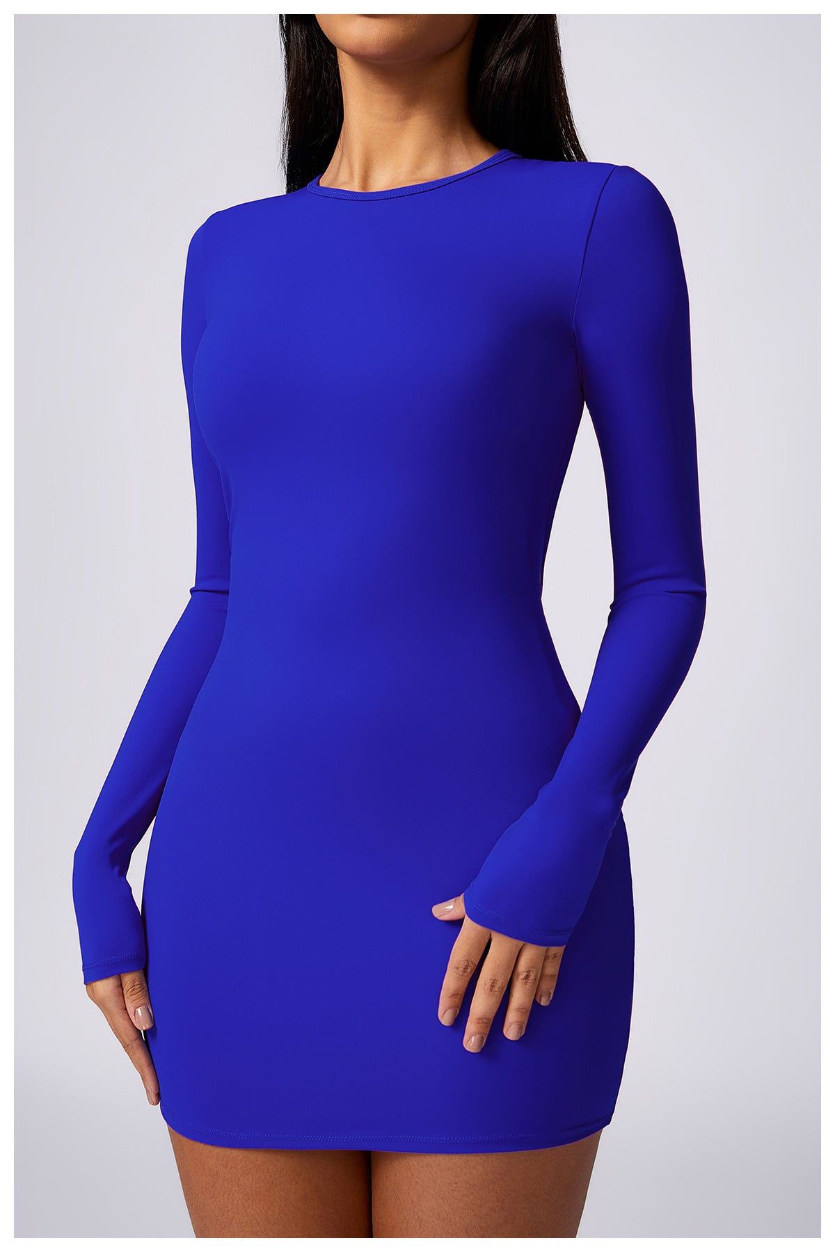 Open back dress