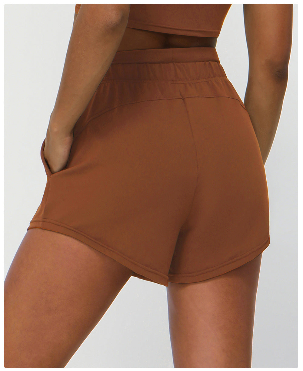 Running shorts with pockets
