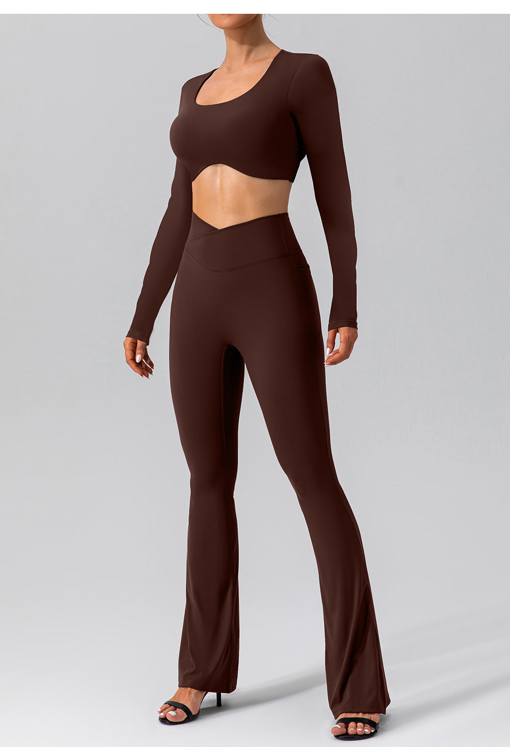 Seamless cropped top