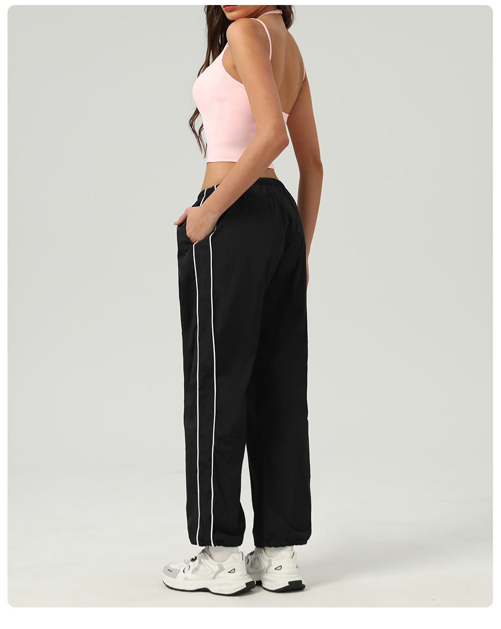 Double strap cropped vest