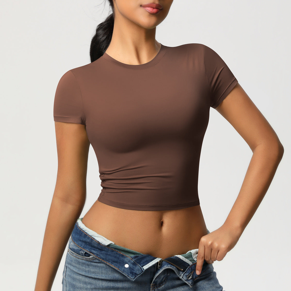 Quick drying fitness top