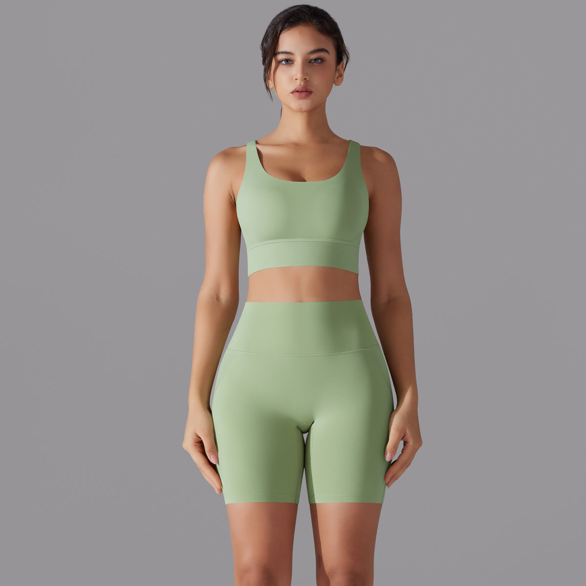 Cross back two piece set