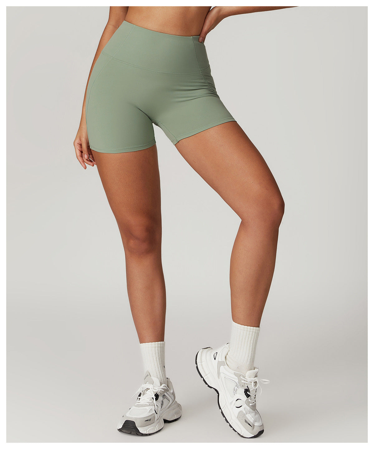 High waist hot pants