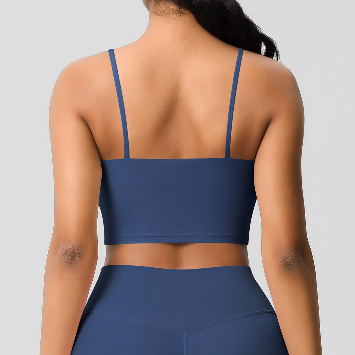 High support cropped vest