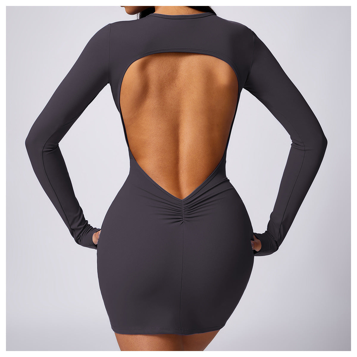 Open back dress