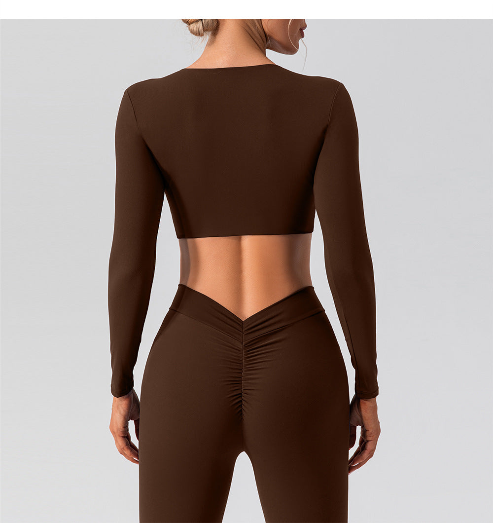 Twisted front cropped top