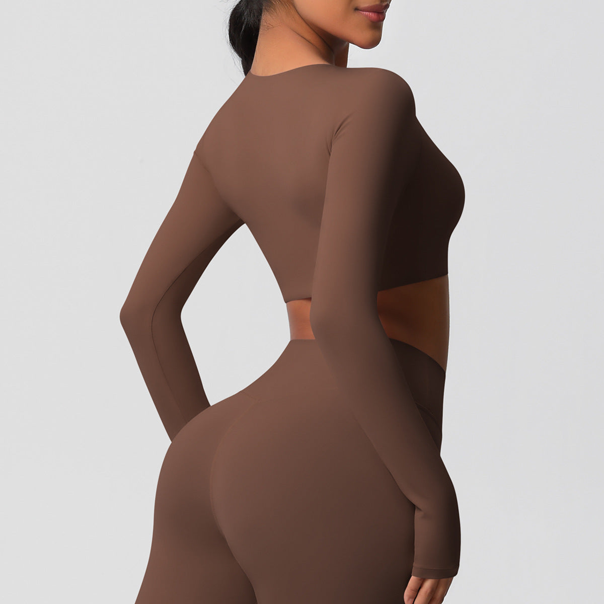 Brushed full sleeve top