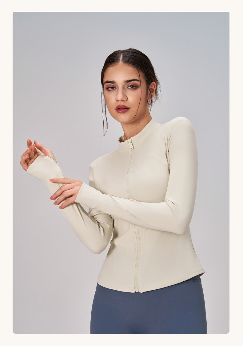 Zip front jacket