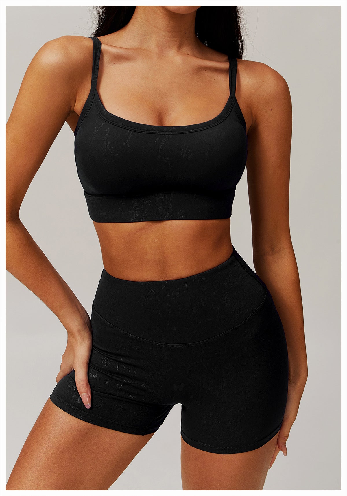 Printed sports bra