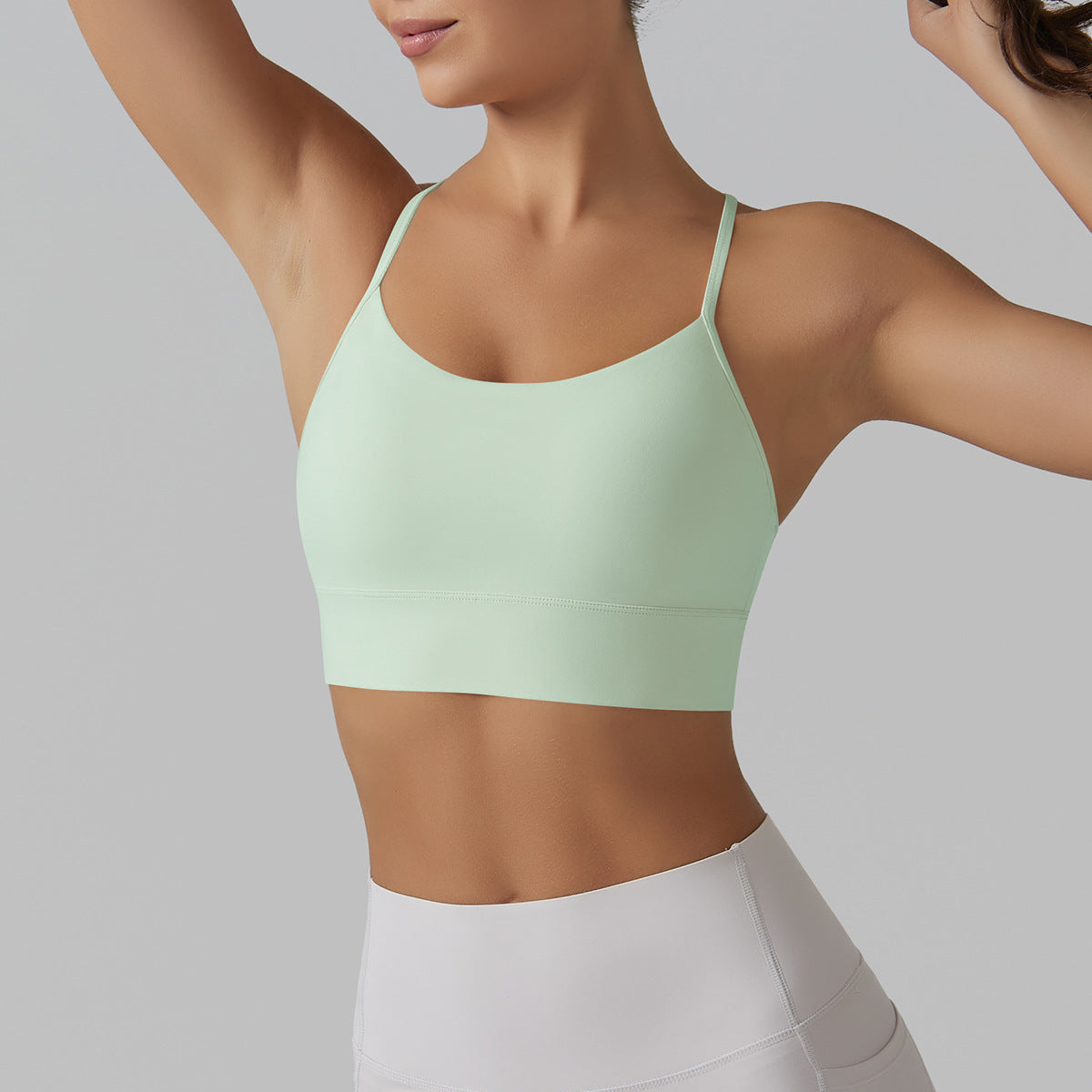 Seamless sports bra