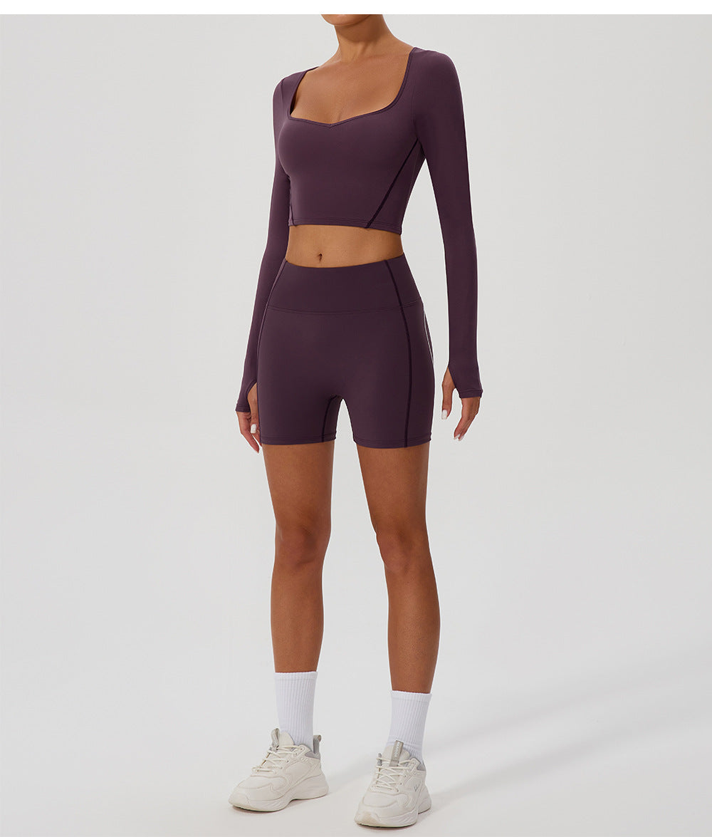 Full sleeve cropped top