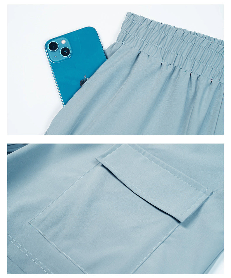 Training shorts with pockets