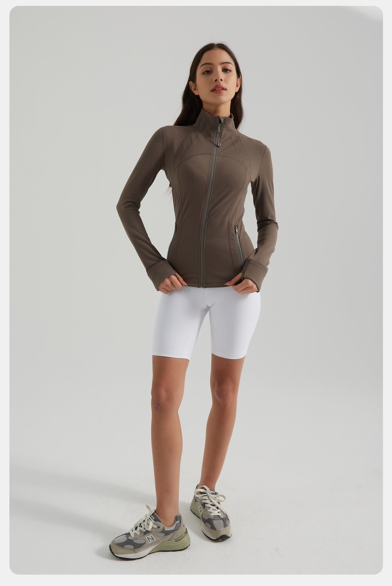 Zip front jacket