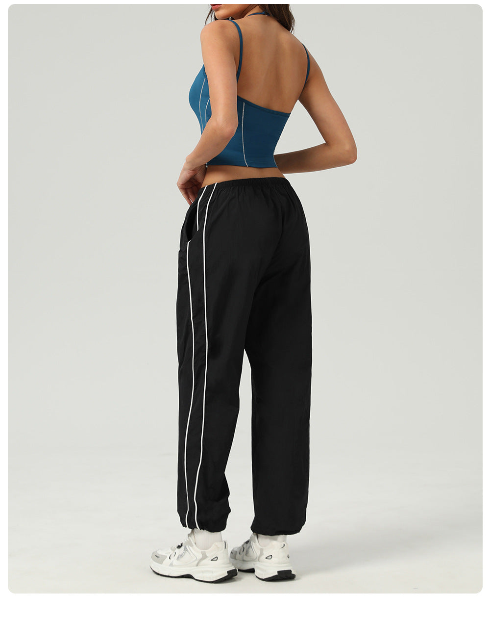 Double strap cropped vest