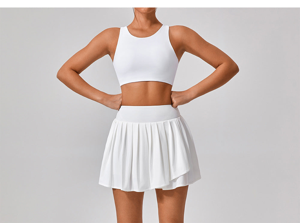 Pleated skort