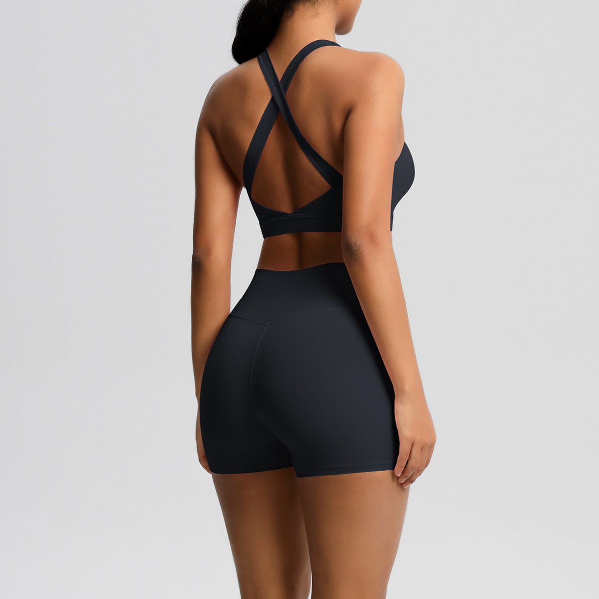 Cross back two piece set