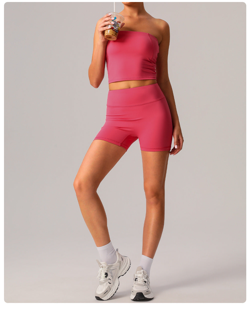 Quick dry seamless tube top