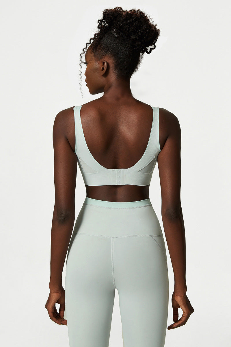 Low back sports bra