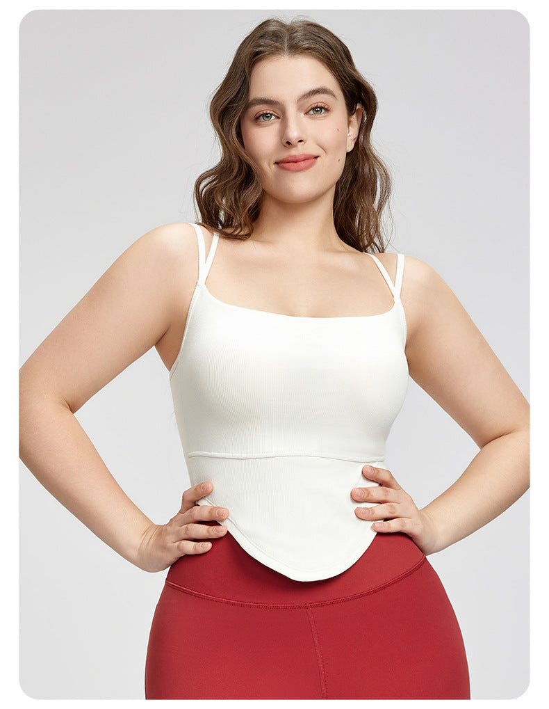 Double strap running vest