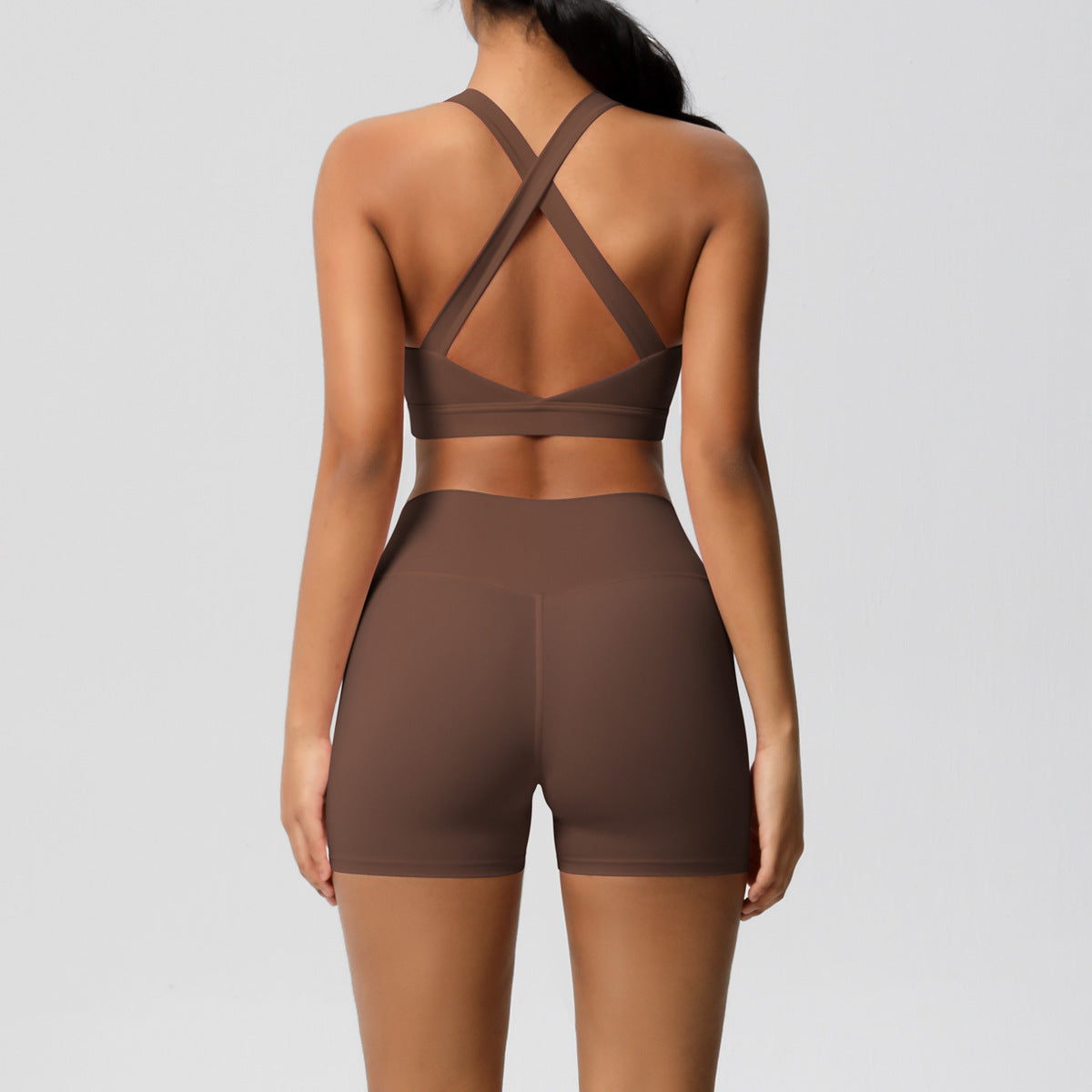 Cross back two piece set