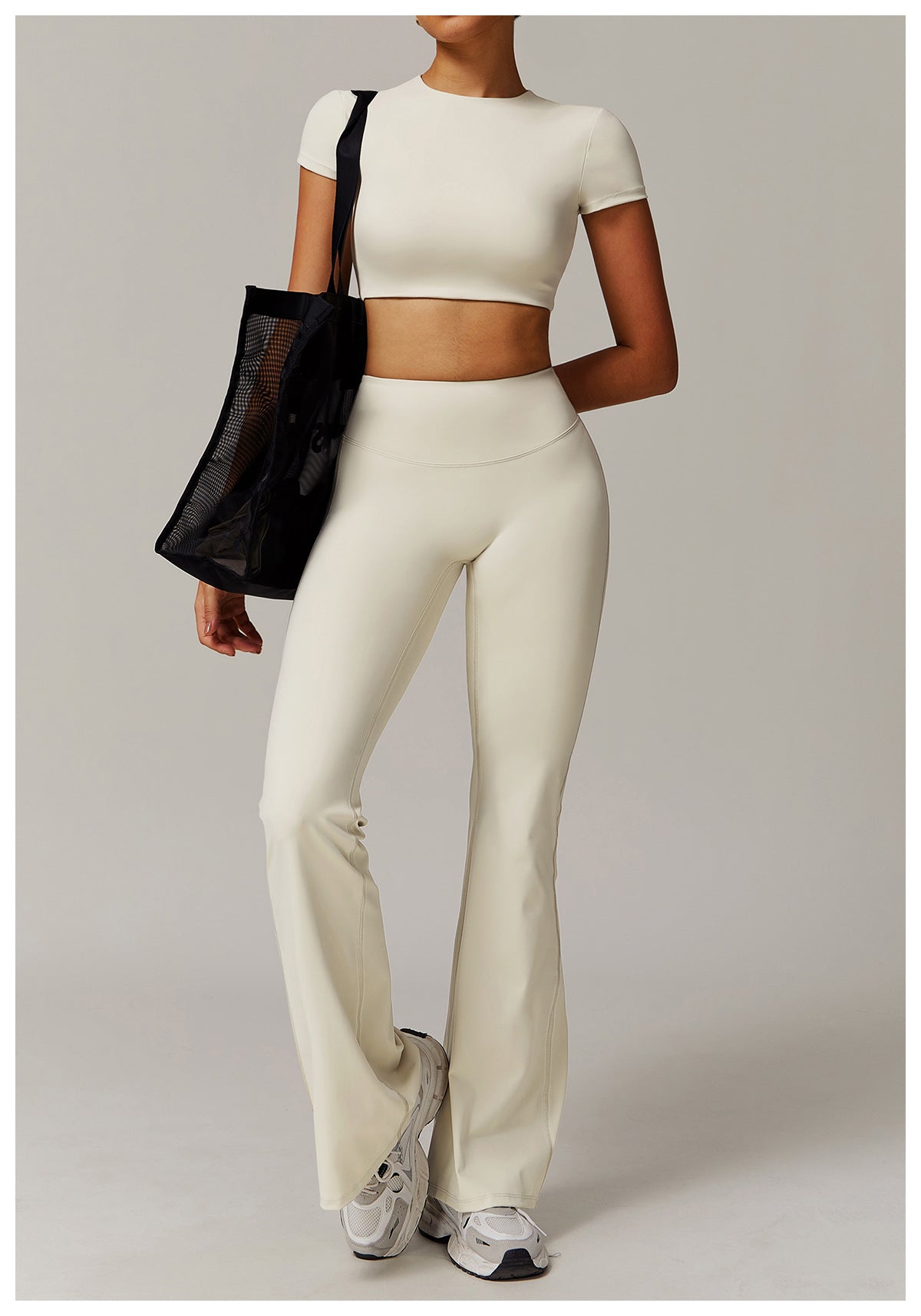 Short sleeve cropped top
