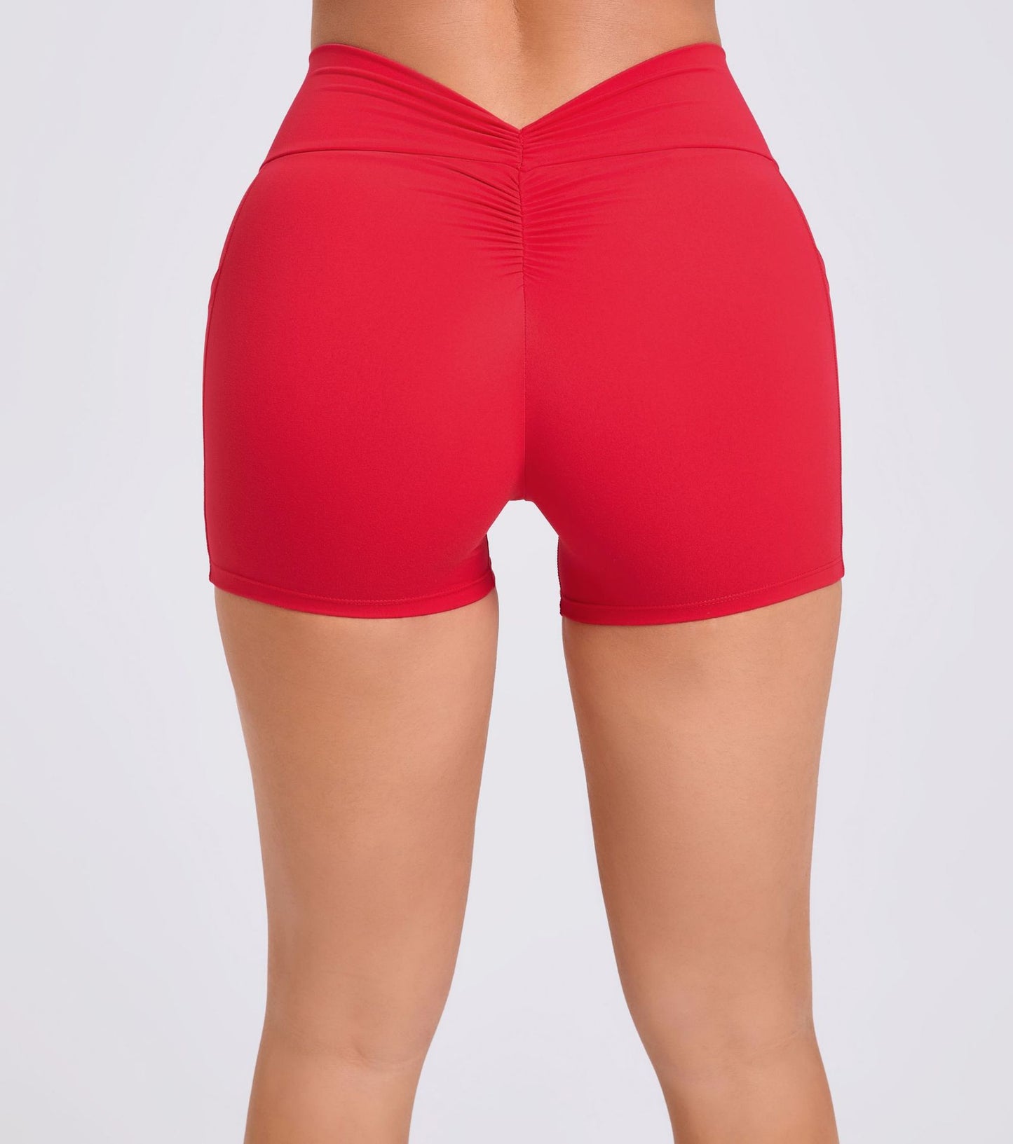 Ruched back hot pants