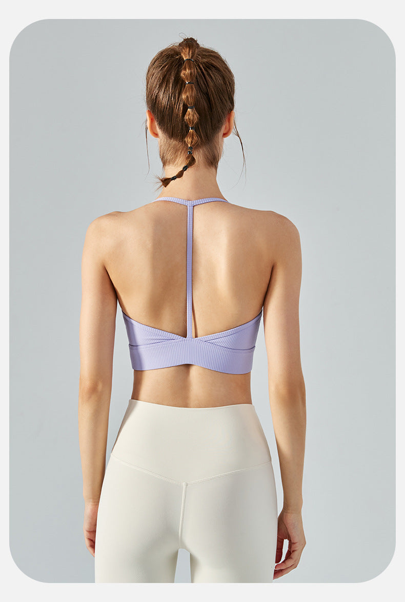Spaghetti strap sports bra