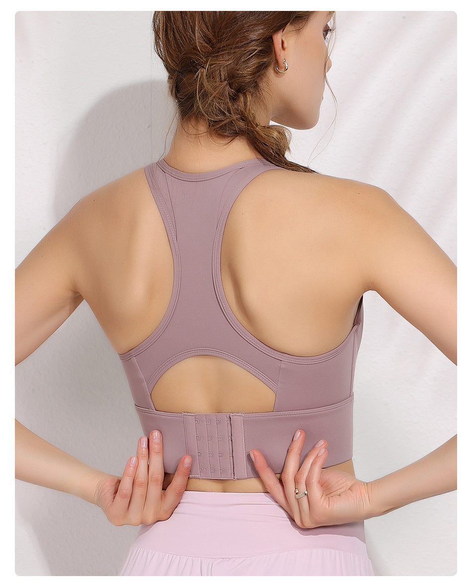 High support cut out bra