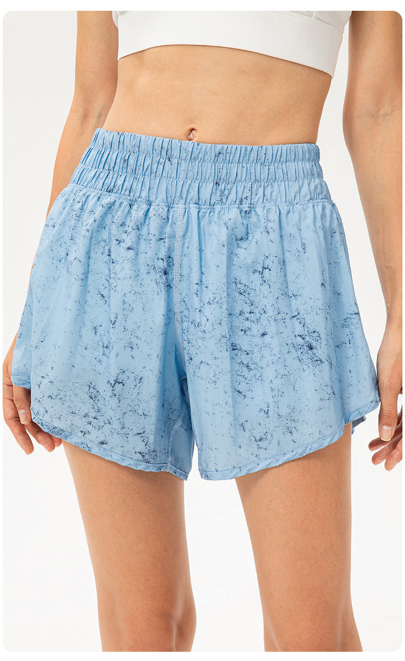 Printed running shorts