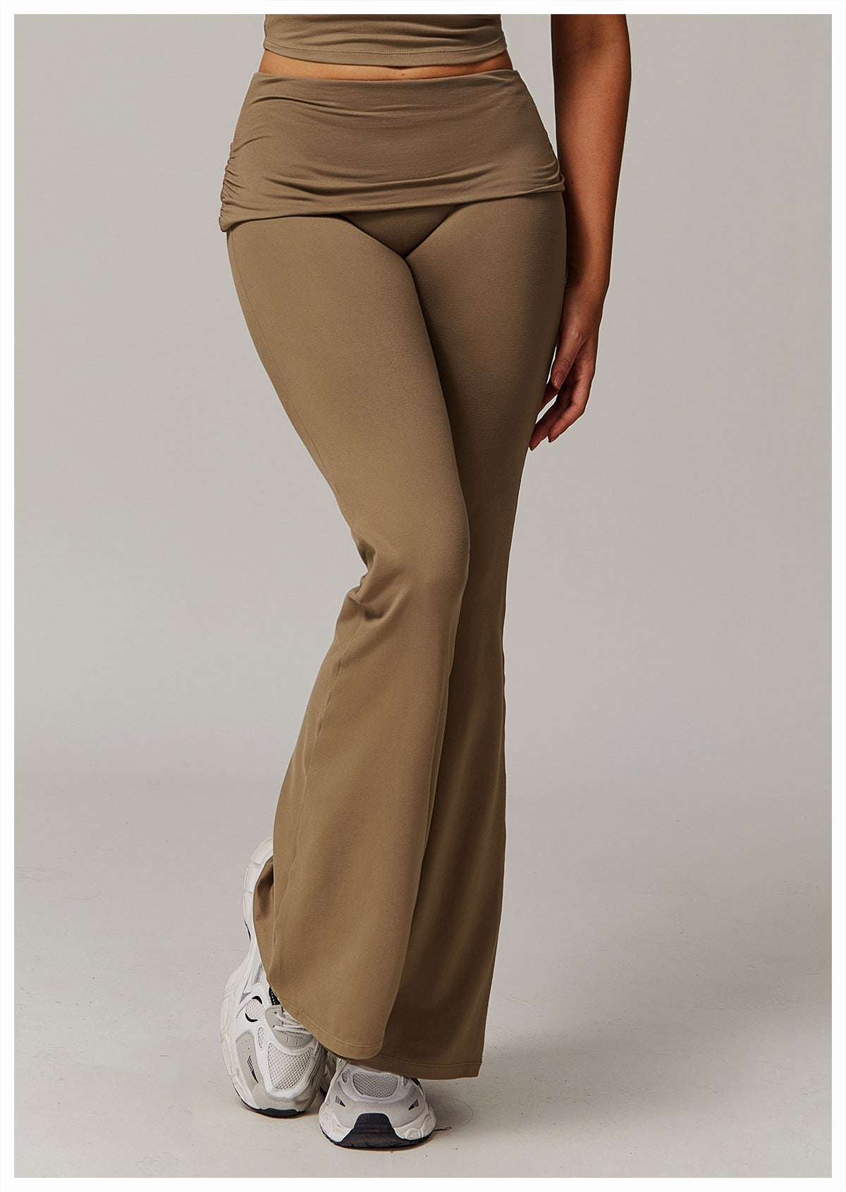 Brushed trousers