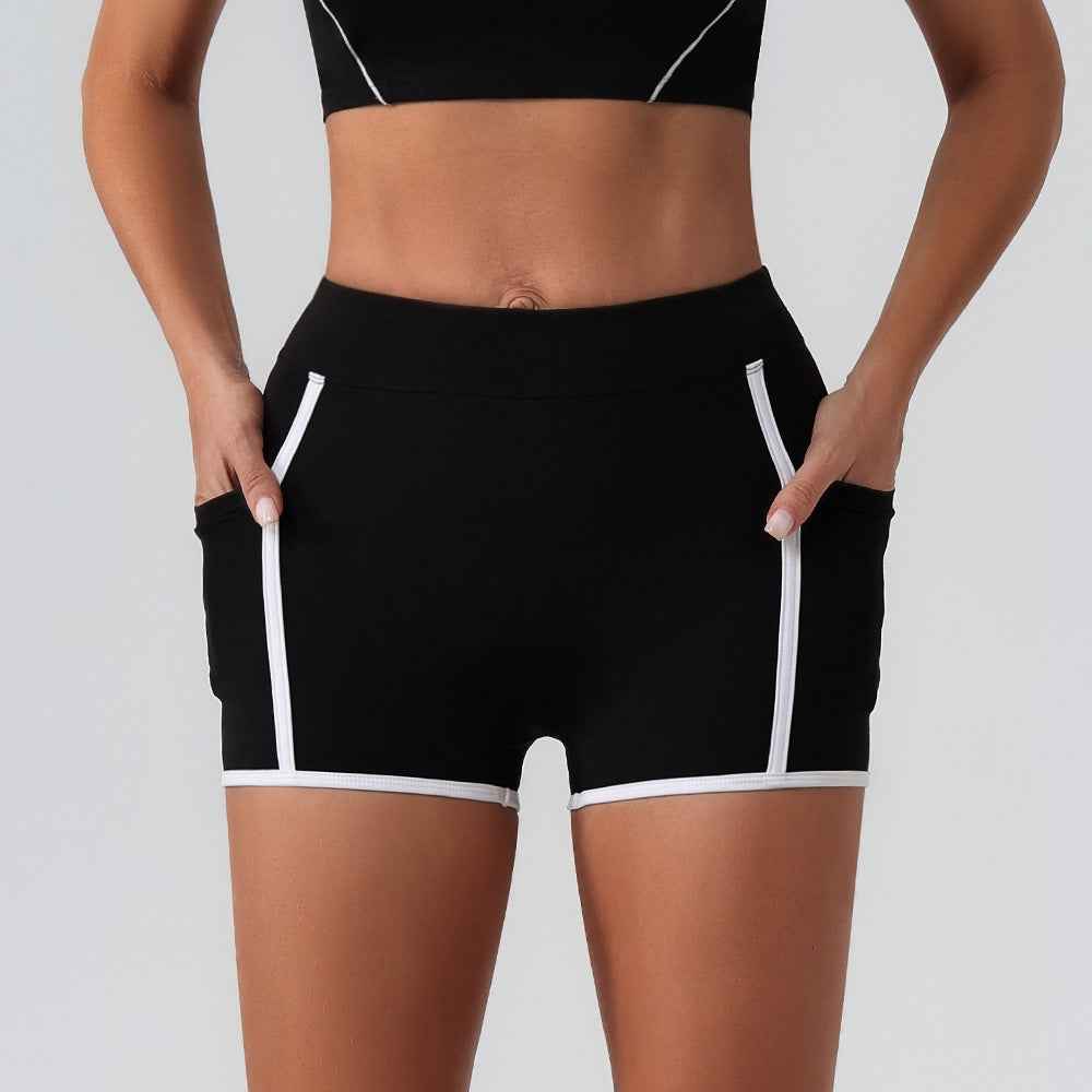 Contrast trim shorts