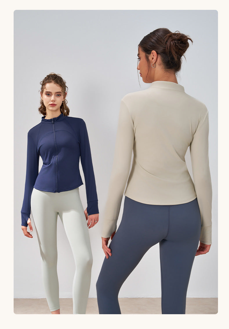 Zip front jacket