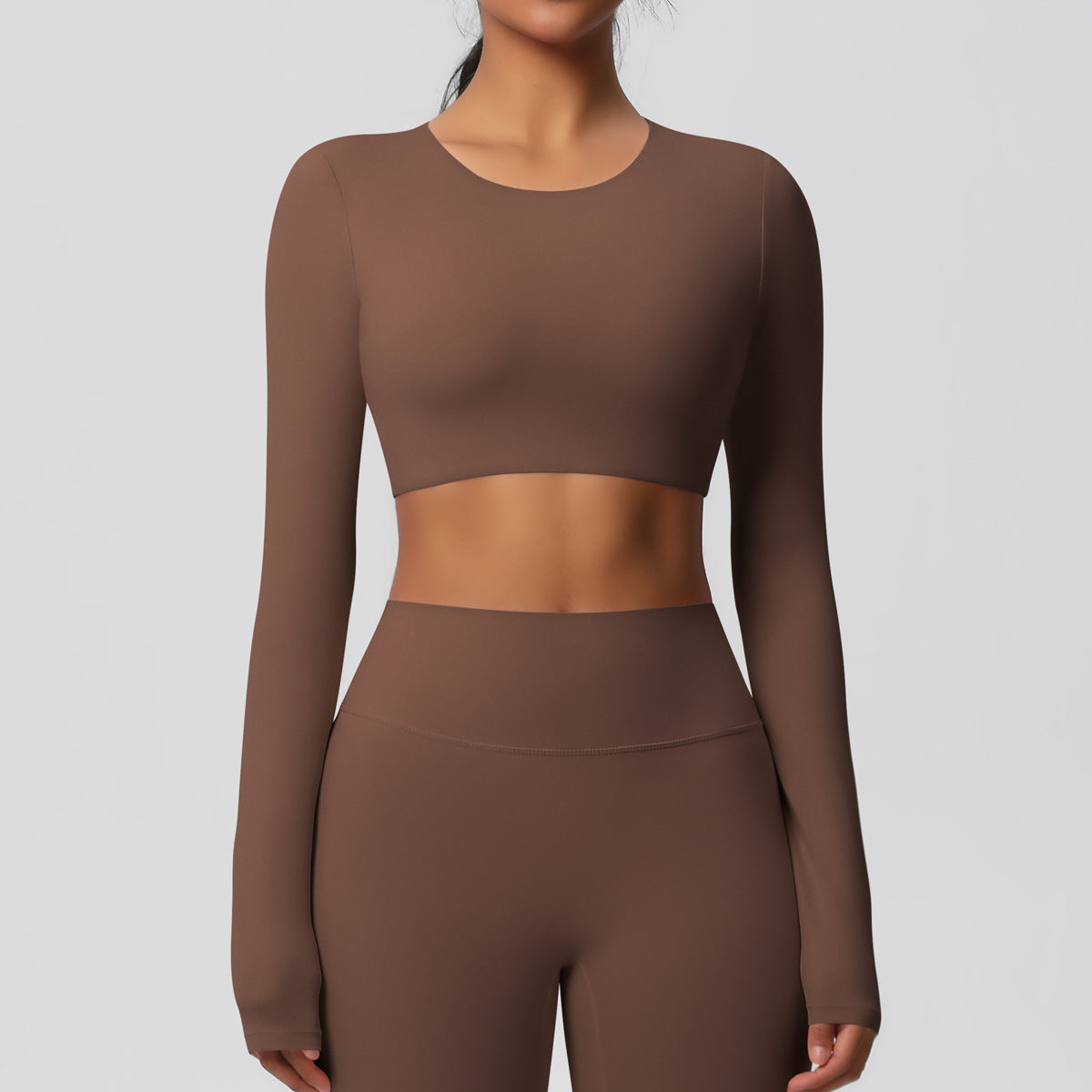 Brushed full sleeve top
